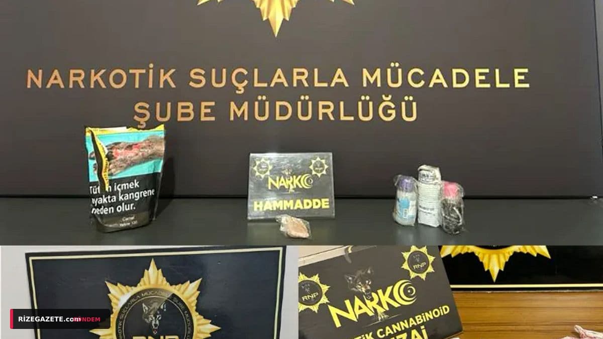 Rize'de Narkotik Operasyonlarına Aralıksız Devam: 7 Zehir Taciri Tutuklandı!