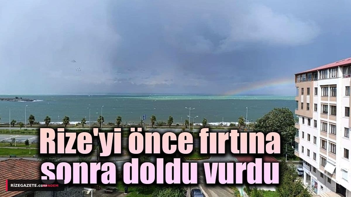 Rize Açıklarında Çift Hortum Dehşeti: Vatandaşlar O Anları Saniye Saniye Kaydetti!