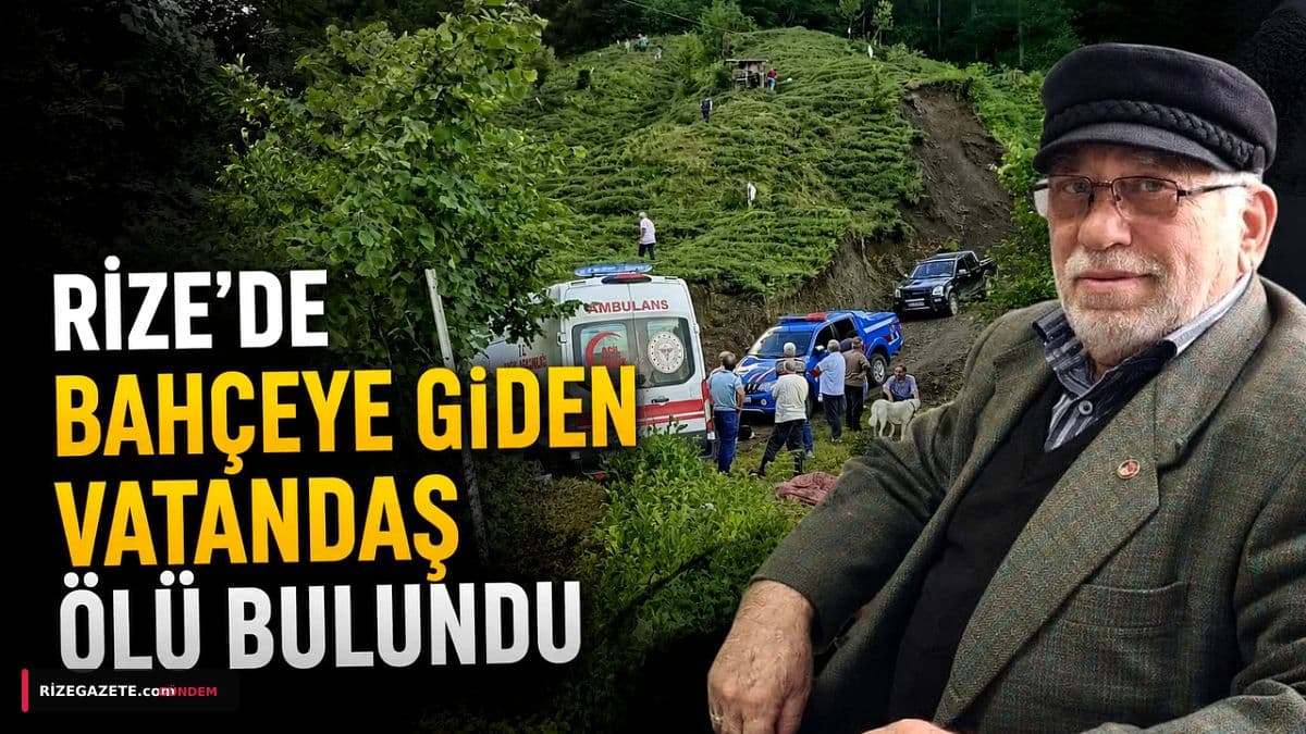 Fındıklı Derbent Köyü'nde Acı Olay: Mehmet Karadeniz Bahçesinde Ölü Bulundu