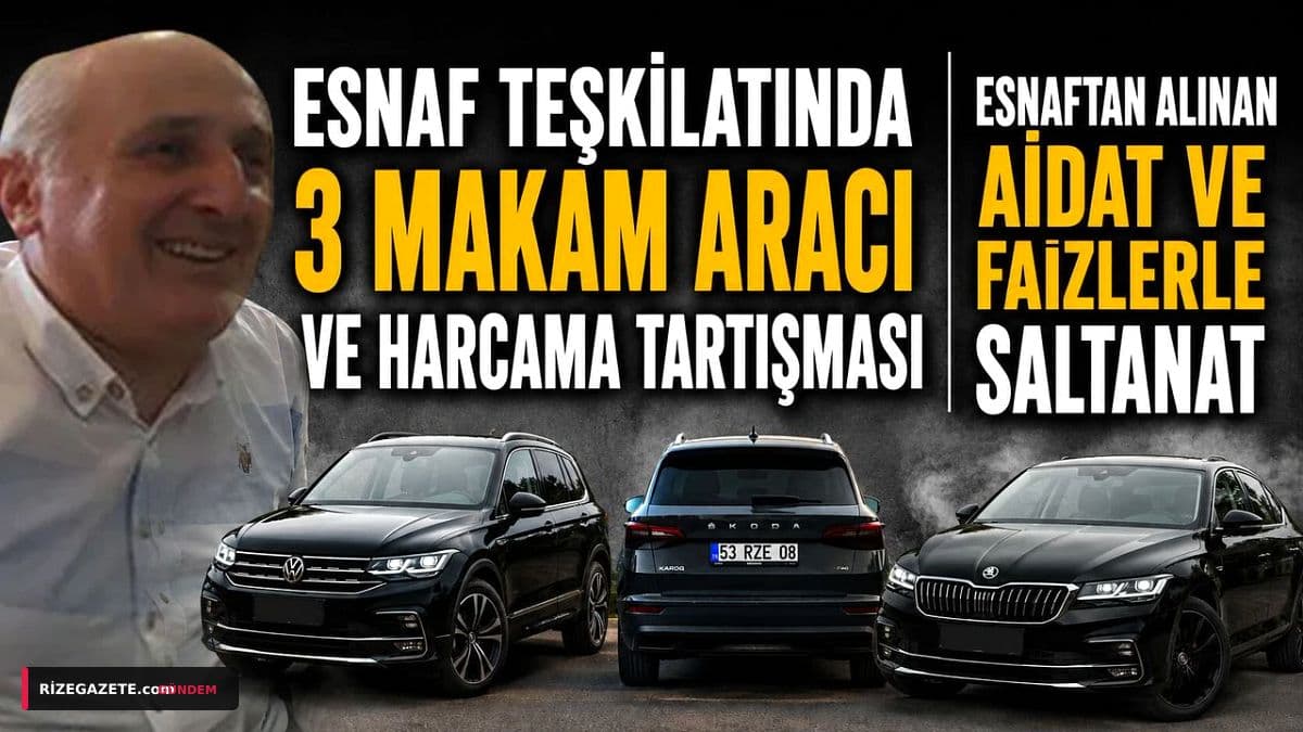 Rize Esnaf Teşkilatında 'Makam Saltanatı' İddiaları Büyüyor: Başkan Aksoy Sert Yanıt Verdi