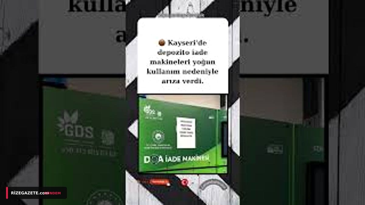 Rize'de Depozito Krizi: 1 TL İade Sistemi Çöktü, Vatandaşlar İsyan Etti!