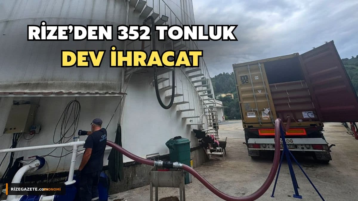 Rize'den Peru'ya Dev Ekonomi Hareketi: 352 Ton Balık Yağı İhraç Edildi!