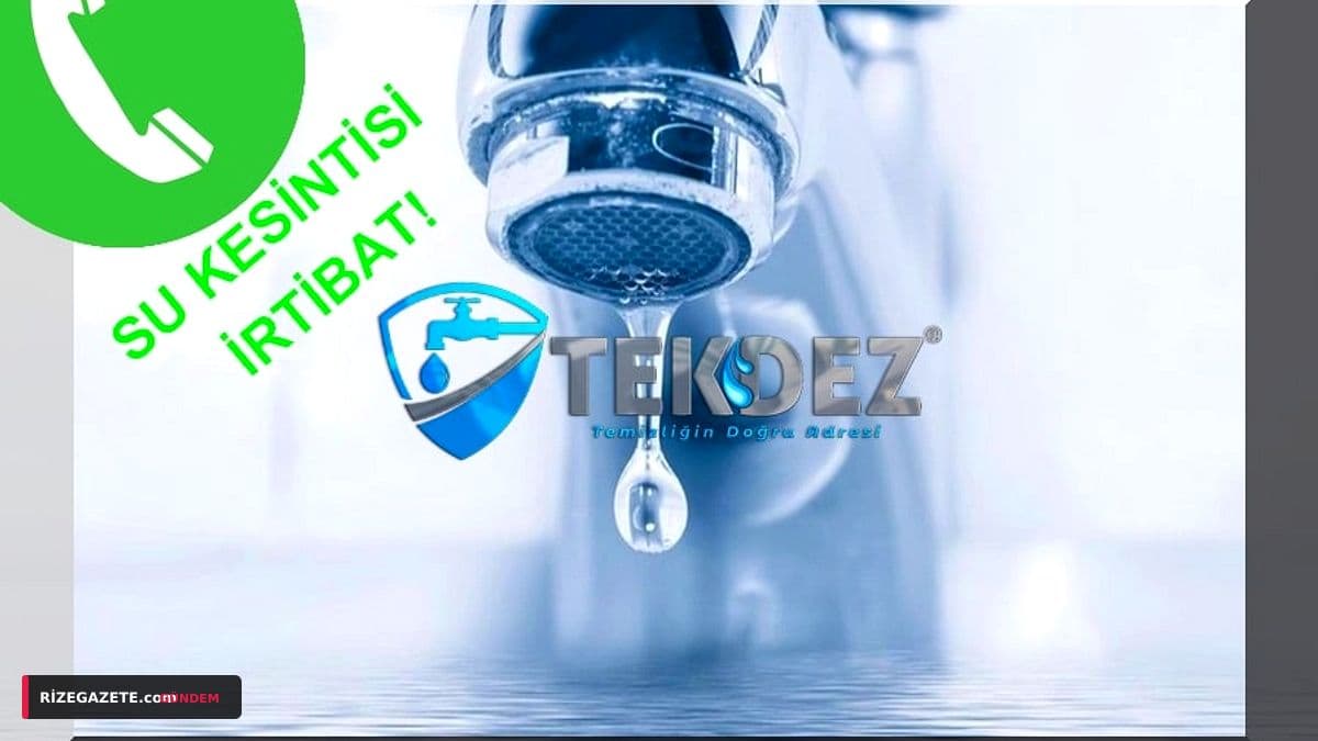 Rize Merkez'de Dev Altyapı Arızası: 16 Mahalle Saatlerce Susuz Kaldı!