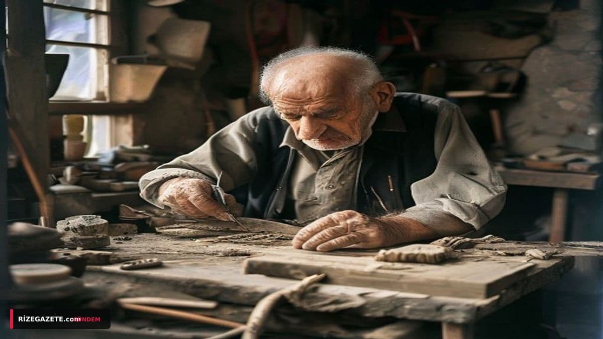 Rize'nin Kaybolan İmza Sanatı: 16 Ustadan Geriye Kalan Son Mühürcü Muhittin Memişoğlu Mesleğini Yaşatıyor