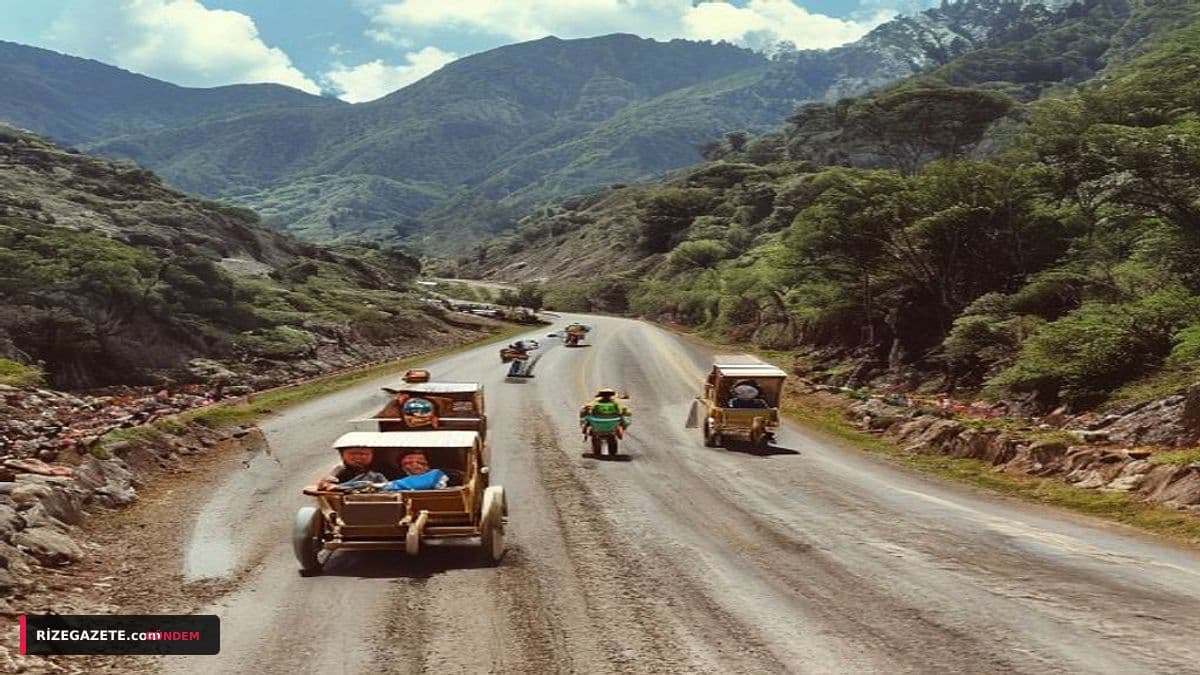 Rize'de Uluslararası Formulaz Rüzgarı: 12 Ülkeden Katılımcılar Tahta Arabalarla Nefes Kesti, Yeni Yarış Kapıda!