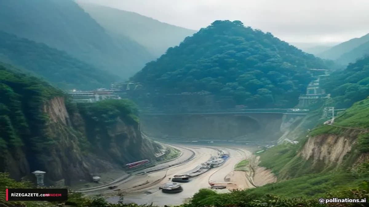 Rize'ye Nefes Aldıracak Dev Proje: 30 Kilometrelik Güney Çevre Yolu İçin Düğmeye Basıldı!